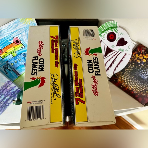 2 SEALED Kellogg’s Comm DALE EARNHARDT 1995 Boxes - Picture 5 of 13